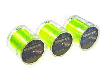 MERMAID CARP FLUO LINE 0,40 ММ 25 кг 500 м ТОНУЩАЯ КОРМУШКА НА ЗЕМЛЕ