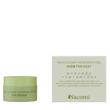 Nacomi Avocado + Ceramides Krem pod Oczy 15ml