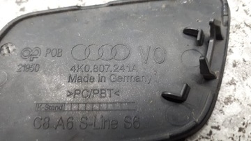 4K0807241A ЗАГЛУШКА БАМПЕРА ПЕРІД AUDI A6 C8 