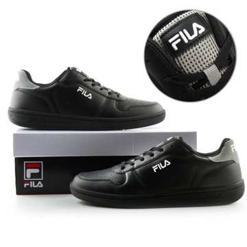 Buty FILA NETFORCE męskie tenisówki trampki sneakersy czarne ekoskóra r. 45