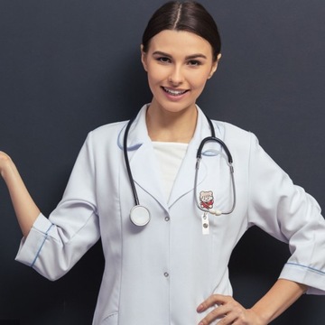 Легко выдвижной держатель бейджа Nurse Roll 5
