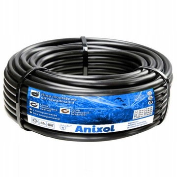 Rura PE PN4 50 m, 25mm - 21,4mm, elastyczna do nawadniania z sieci Anixol