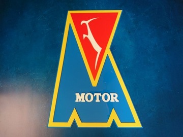 Herb Motor Lublin na ścianę prezent szyld dla fana klubu dla chłopaka męża