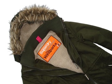 SUPERDRY Professional WINDPARKA Ocieplana na MISIU KHAKI r XL