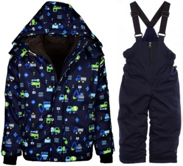 KOMBINEZON ZIMOWY j-342G DWUCZĘŚCIOWY POLAR r. 116