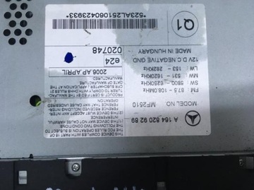 РАДИО CD MERCEDES ML W164 A1648209289