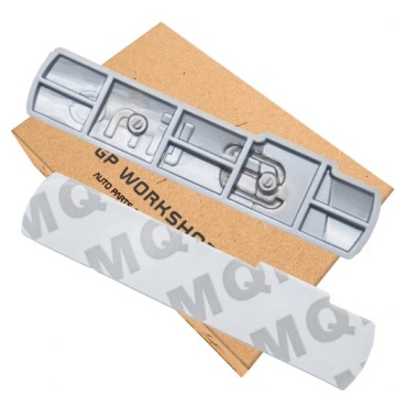 ЗАМЕНА ЭМБЛЕМЫ НА НАКЛЕЙКУ ДЛЯ ЗНАЧКА S-LINE, МАТОВОЕ СЕРЕБРЯНОЕ СЕРЕБРО