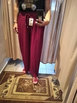 БРЮКИ ПЛИССИРОВАННЫЕ ЖЕНСКИЕ S/M