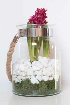 Декоративный камень БЕЛАЯ ГАЛЬКА ЛЕС В БАНКЕ