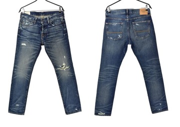 ABERCROMBIE FITCH NY JEANS RURKI SPODNIE MĘSKIE slim carrot W32 L32