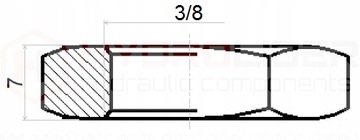 Анти -вибратный контркаппер крышка 3/8 