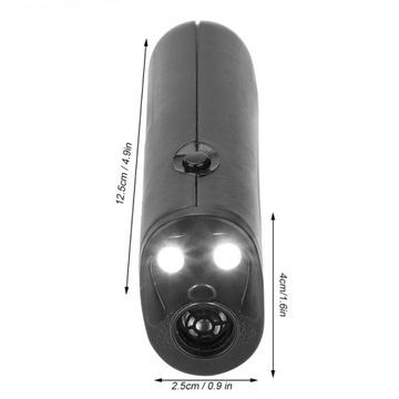 Ультразвуковой отпугиватель собак, светодиодный фонарик 3в1 + батарейка в комплекте.