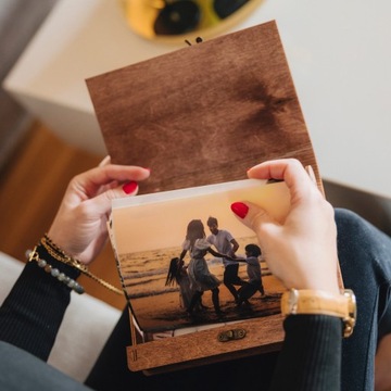 Деревянная ФОТОКОРБКА 15х23 см