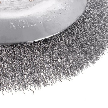 ПРОВОЛОЧНАЯ ДИСКОВАЯ ЩЕТКА 150 ММ ДЛЯ ШЛИФОВАЛЬНОЙ МАШИНЫ