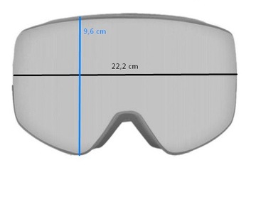 ARCTICA G-119A Gogle narciarskie na MOCNE SŁOŃCE s. 3 revo NIEBIESKIE