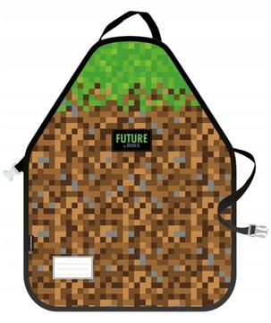 Pixele MINECRAFT FARTUSZEK Szkolny Wodoodporny