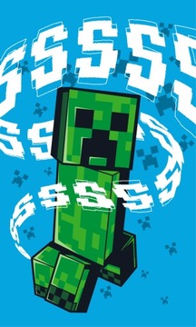 MINECRAFT ręcznik do rąk do przedszkola 30X50