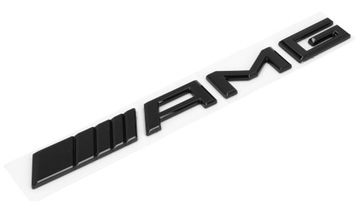 ZNAK ZNAKY MERCEDES AMG 18,5X2,5 CM ČERNÁ LESK