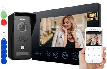 Wideodomofon Videodomofon 7'' WiFi Brelok TELEFON