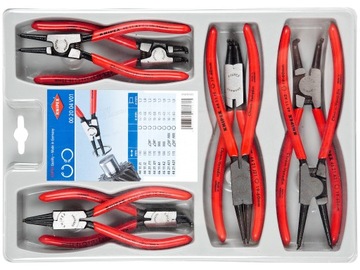 Knipex Szczypce Pierścieni Segera Proste Wygięte