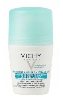 Vichy antyperspirant w kulce przeciw śladom na ubraniach 48 h 50 ml