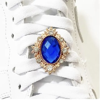 Симпатичные декоративные зажимы для обуви из камня и металла для женщин и мужчин