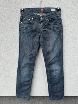 Hugo Boss W27 L34 vintage proste spodnie jeansowe damskie