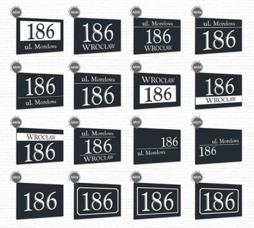 Адресная пластина алюминиевая дома.