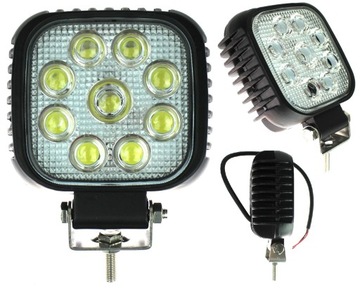 LAMPA ROBOCZA 9 LED HALOGEN 12V 24V EPISTAR PRO