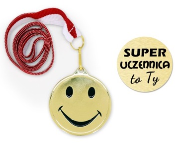 Medal EMOTKA PASOWANIE na UCZNIA PRZEDSZKOLAKA