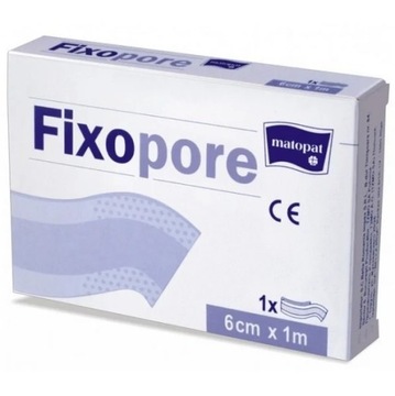 Plaster z opatrunkiem do cięcia 8cm x 1m Fixopore Matopat
