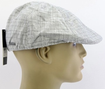 VAN HEUSEN Elegancki Kaszkiet męski 58-59cm Kratka