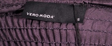 VERO MODA sukienka PURPLE satin KRYSTLE DRESS _ S