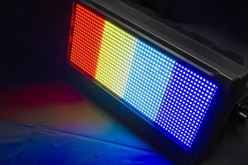 Профессиональный большой светодиодный стробоскоп DMX с RGB-подсветкой