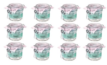 12 x SŁOIK WEK FIDO CAKE&CO BORMIOLI 200 ML SŁOIKI