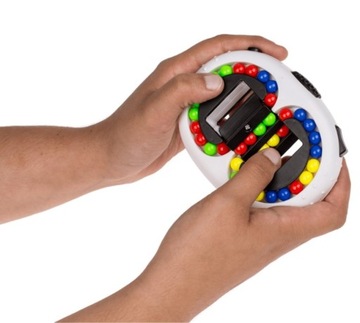 Gra logiczno-antystresowa - Obróć kuleczki Finger Toy ułóż kolory