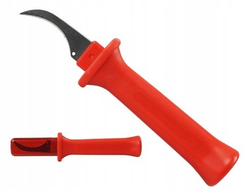 NÓŻ NOŻYK MONTERSKI DLA INSTALATORA ELEKTRYKÓW ELEKTRYKA ADELID N6