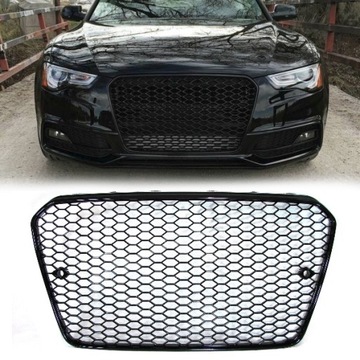 Gril atrapa Audi A5 lift 12- RS look grill połysk