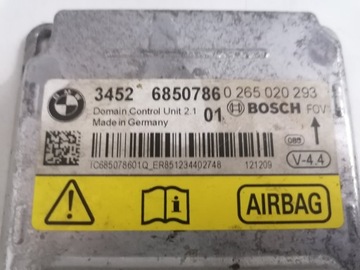 6850786 MODUL AIRBAG BMW 6 GRANÁT COUPE F06 650 I