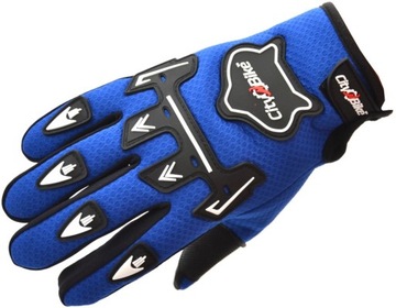 RĘKAWICE NA MOTOR CROSS QUAD MOTOCYKL NIEBIESKIE M
