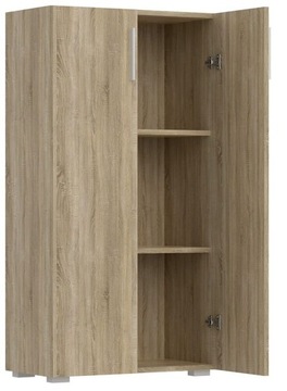 ПОЛОЧНЫЙ ШКАФ 2D3P SENSO 2 ДВЕРИ 3 ПОЛКИ ДУБ СОНОМА