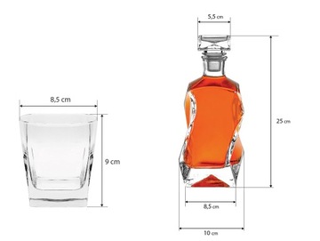 Графин с гравировкой, графин для виски, бокалы, подарок на годовщину свадьбы