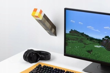 Четырехцветная лампа Paladone Minecraft Torch перезаряжаемая