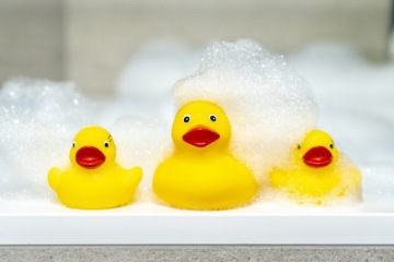 УТКИ ДЛЯ ВАННЫ ТУЛЛО ​​БЕЗ ОТВЕРСТИЙ 3 ШТ.