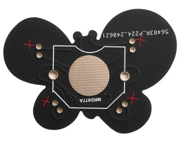 Wibrujący świecący motyl z silniczkiem wibracyjnym DIY KIT