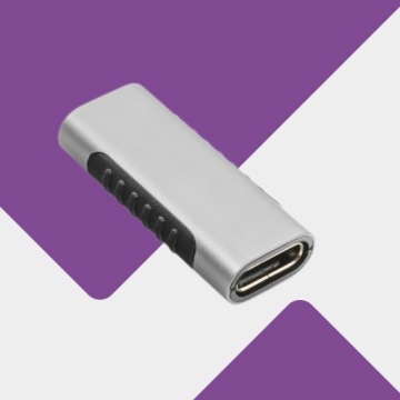 Разъем USB-C на USB-C Конвертер Spacetronik SPU-A25, двухкабельный разъем