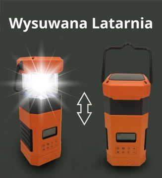 BIVACC MOCNE RADIO BLUETOOTH LED USB POWERBANK 5000mAh 114 FM/DAB+