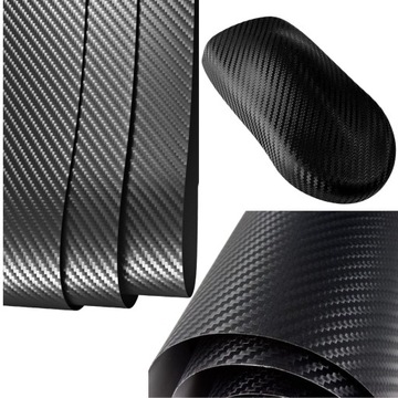 FOLIA CARBON OKLEINA KARBON 3D CZARNA NA METRY