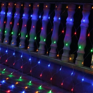 СЕТЧАТАЯ ШТОРА ВНУТРЕННЯЯ/ВНЕШНЯЯ ШТОРА 108LED 150x150см