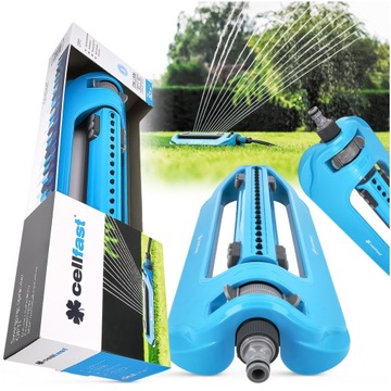 Садовый разбрызгиватель Cellfast OPTI IDEAL с 20 форсунками для газона площадью 263 м2